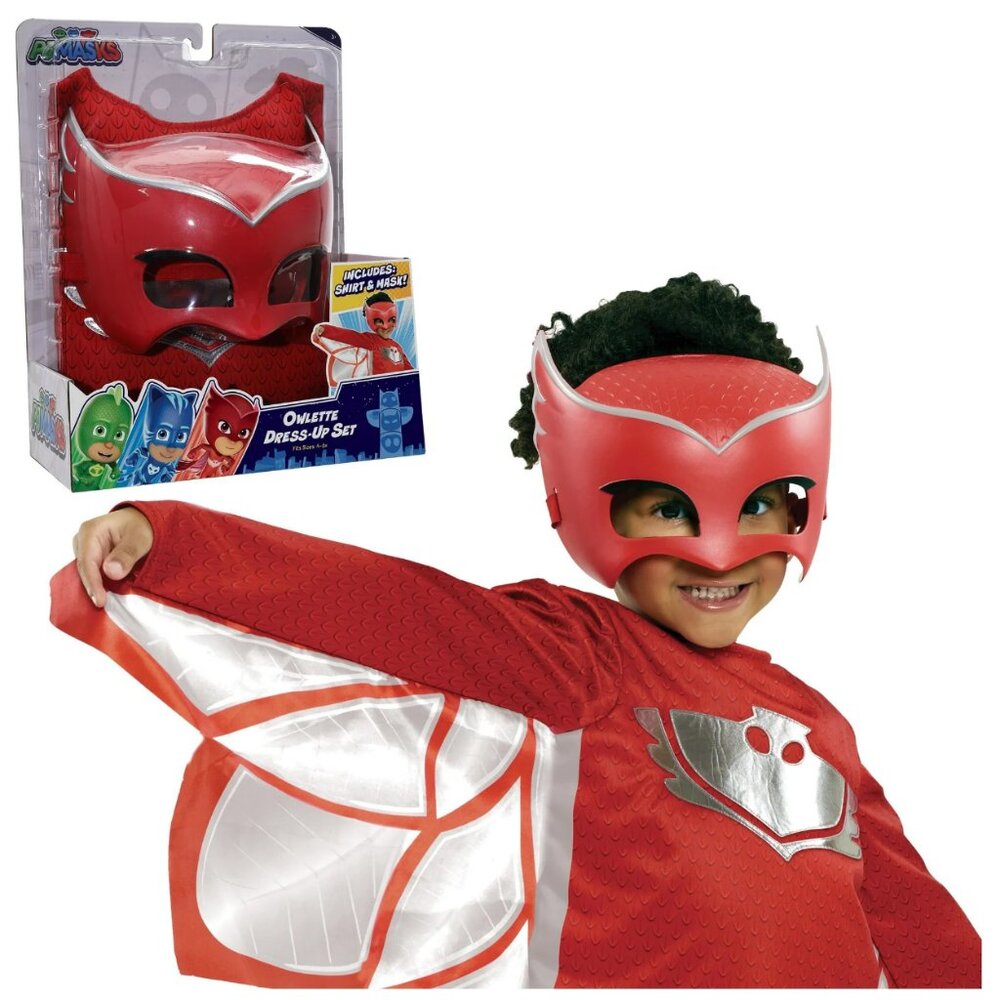 PJ Masks Turbo Blast Owlette Dress Up Set, Kids Toys for Ages 3 Up